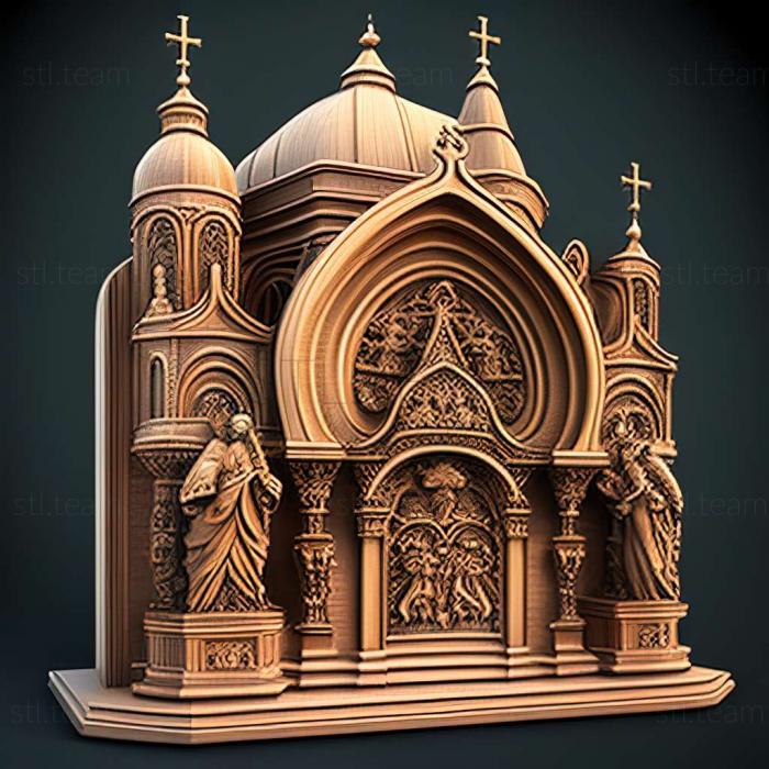 3D модель Церковь (STL)